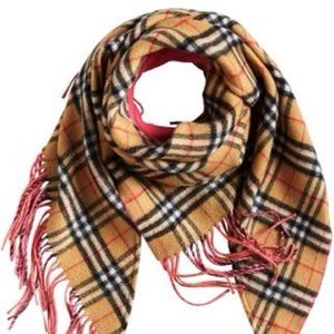 Burberry check Bandana Scarf double sided